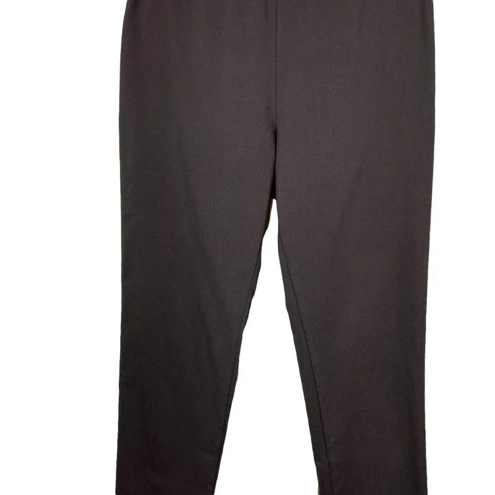 Clara Sunwoo Pull On Elastic Waist Legging Pants Brown Size Medium - Picture 3 of 10